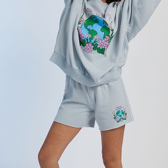 NWT Baby Blue Sweat shorts - Picture 4 of 5